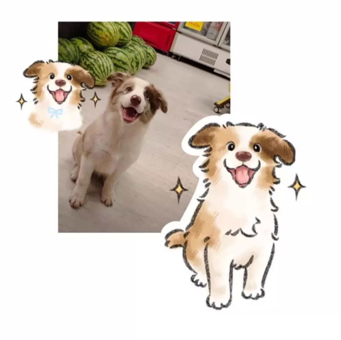 Custom Hand Drawn Cartoon Portrait Illustration – Personalized Family, Couple & Wedding Digital Art