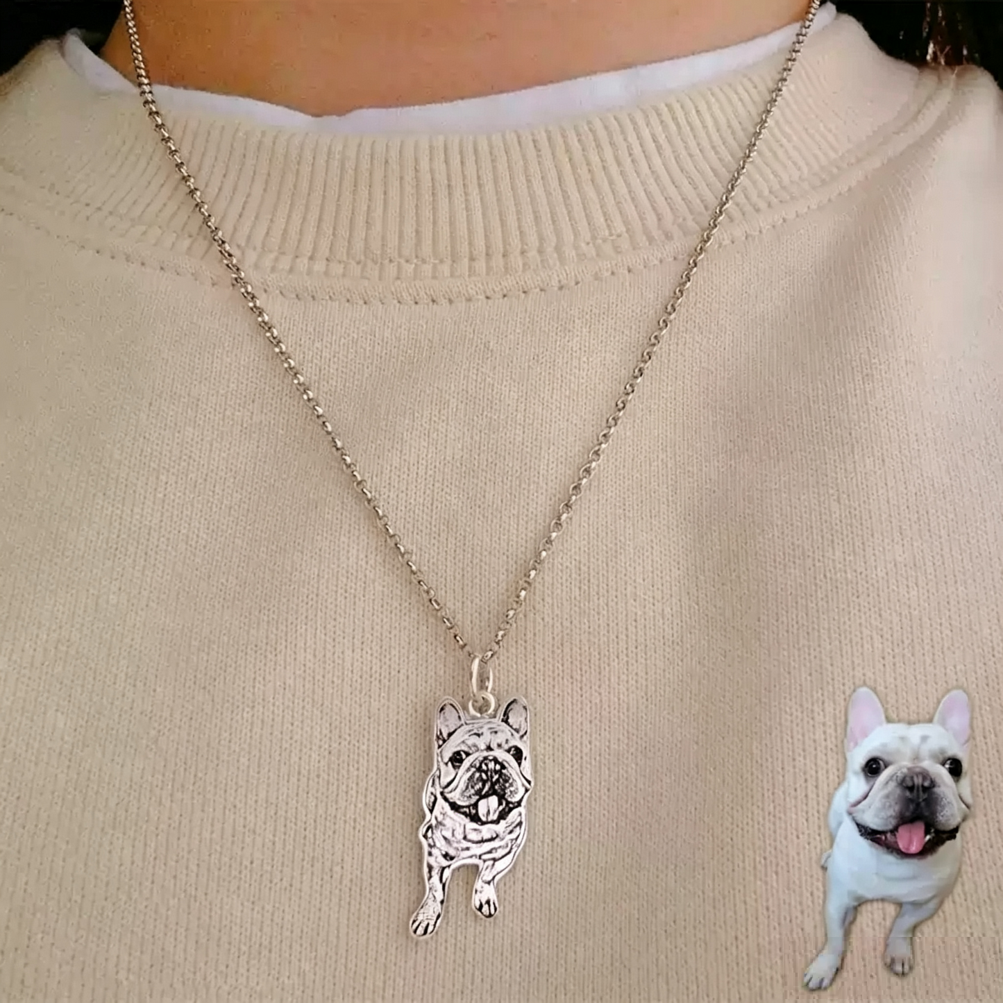Custom Pet Portrait Engraved Silver Jewelry – Personalized Memorial Keepsake Rings, Bracelets, Earrings & Brooches
