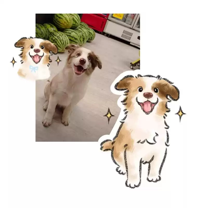 Custom Hand Drawn Cartoon Portrait Illustration – Personalized Family, Couple & Wedding Digital Art